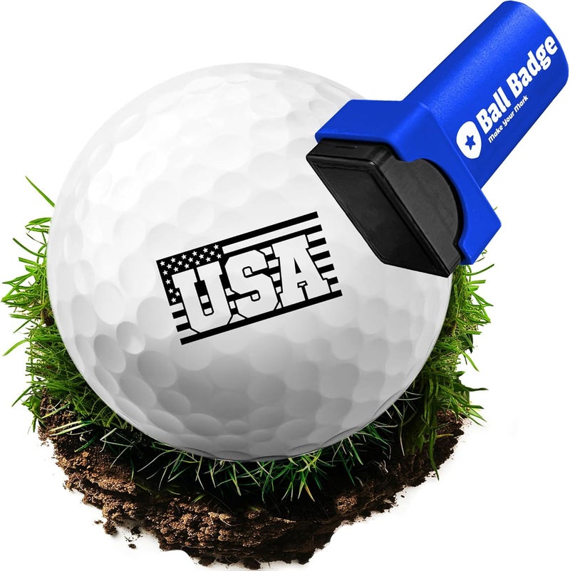HODL 21 Ball Badge - Golf Ball Stamp, (The America Series) Golf Ball Marker, Reusable Golf Ball Marking Tool to Identify Golf Balls - Image 1